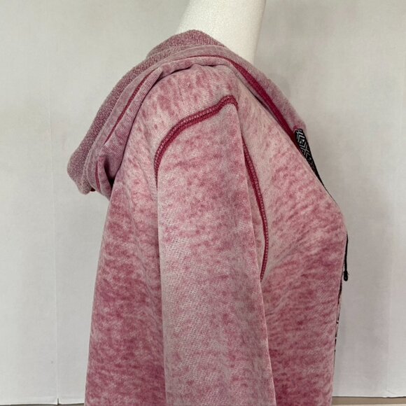 Billabong Y2K 90’s Vintage Distressed Henley Hoody Sz M - Picture 6 of 10